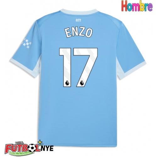 Camiseta Manchester City Enzo Fernandez #17 Primera Equipación 2026-27 manga corta